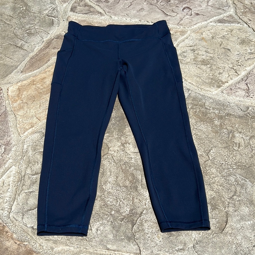 Lululemon Invigorate high rise tights True Navy 14